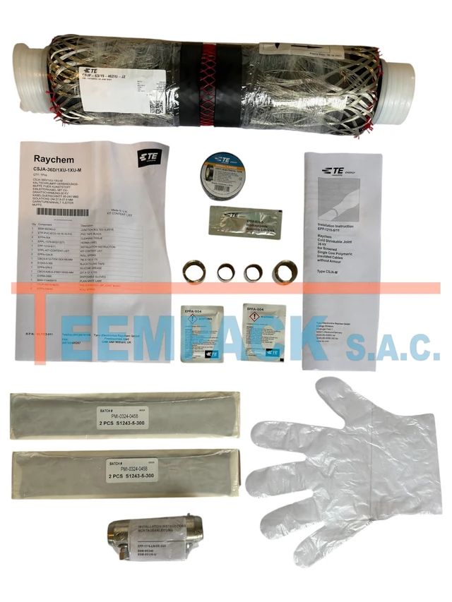 Empalme Autocontraíble 36 kV 1x [95-240 mm²] + Conector CSJA-36D/1XU-1XU-M