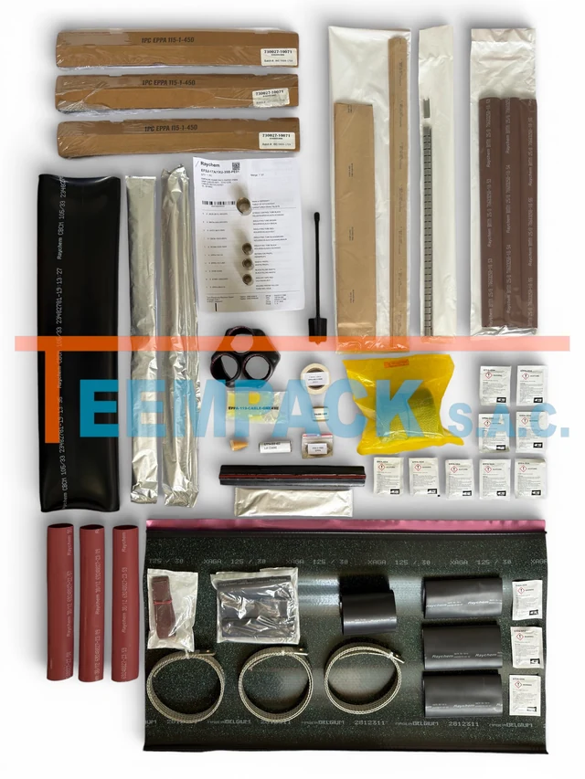 Empalme Termocontraíble Derecho Asimetrico Tripolar Nky-N2Xsy 12 kV 3x [16-95 mm²] - Sin conector EFSJ-17A/1XU-3SB-PE01