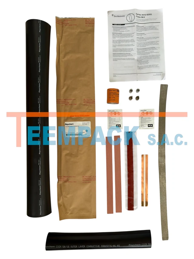 Empalme Termocontraíble 8 kV 1x [1-4/0 AWG] - Sin conector HVS-822S