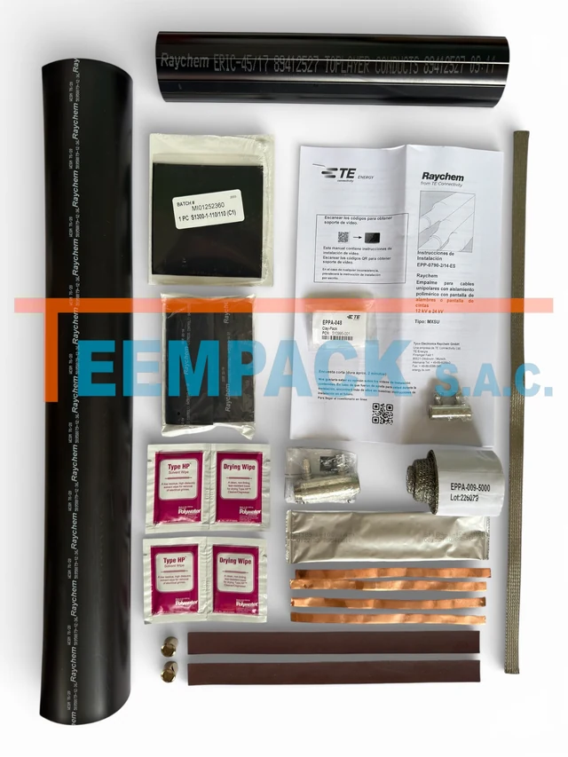 Empalme Termocontraíble Ultrarrápido 24 kV 1x [500 mm²] + Conector