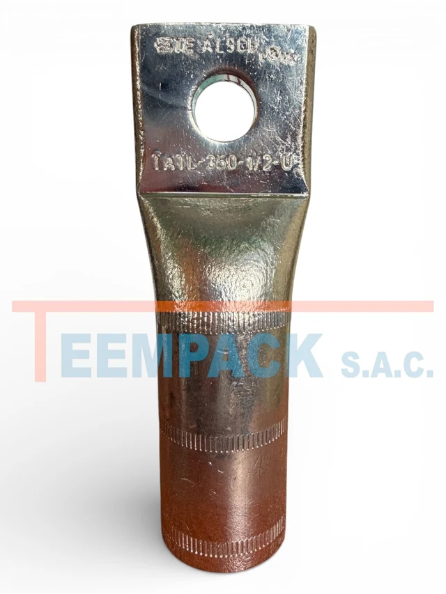 Terminal de Compresión Bimetálico 350 MCM [185 mm²] - Ojal 1/2" UL TATL-350-1/2-U